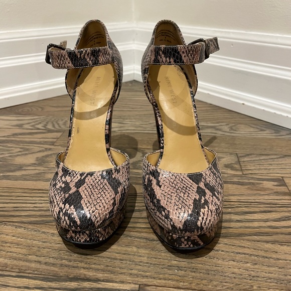 Nine West snakeskin heels - Picture 4 of 4